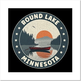 Round Lake Minnesota Sunset Posters and Art